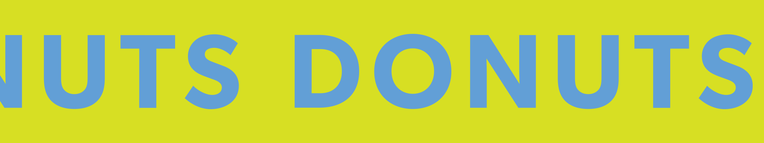 Gif of type saying 'Donuts'