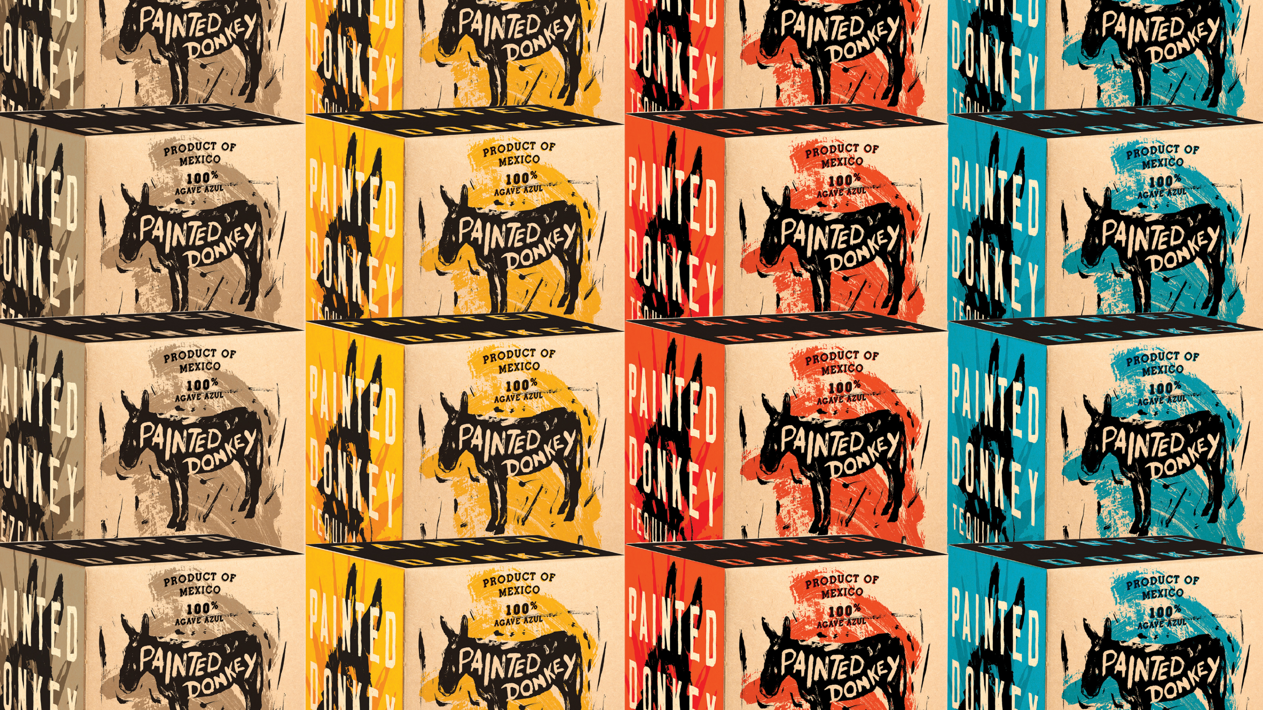 Painted Donkey packaging boxes