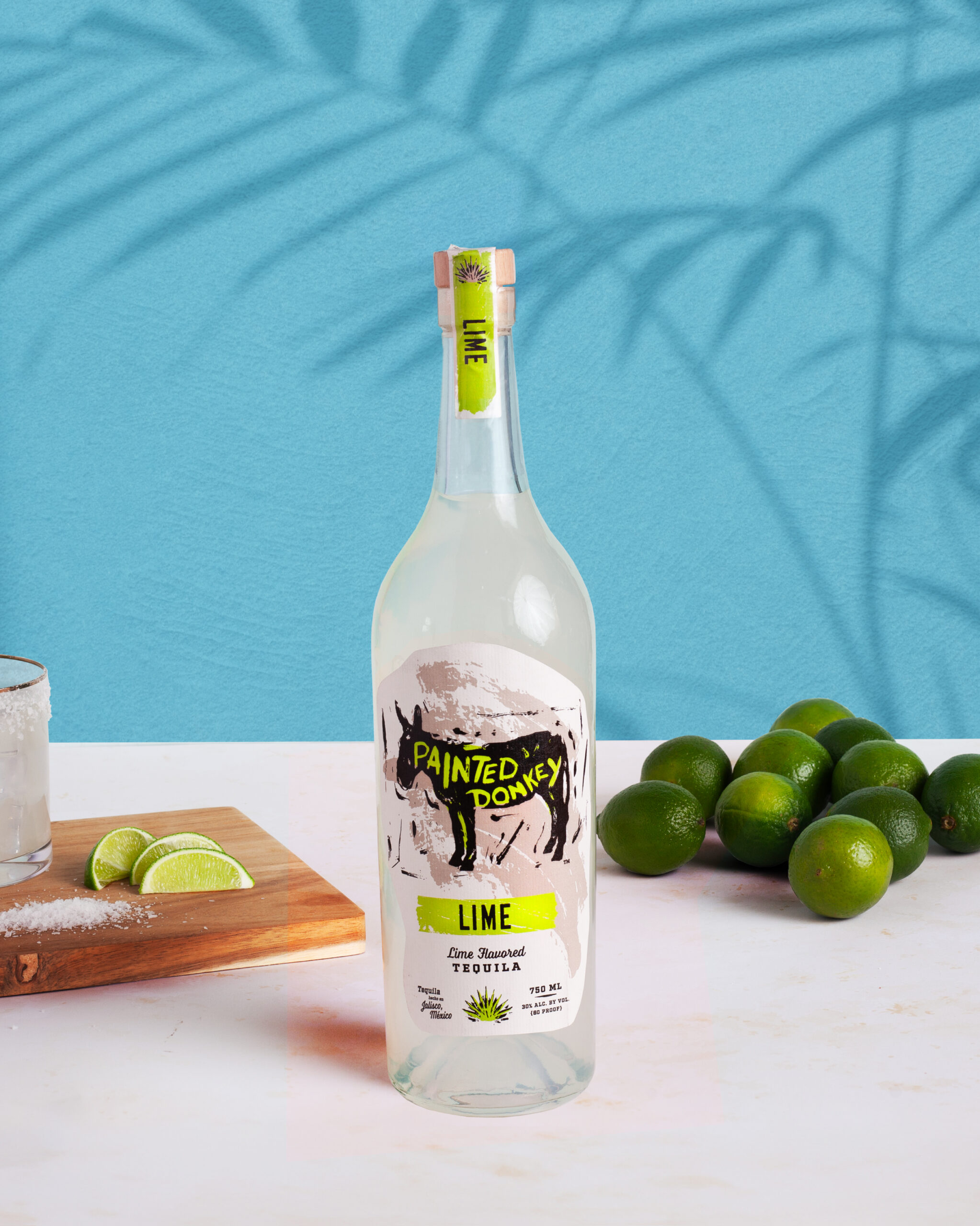 Painted Donkey Lime bottle shot