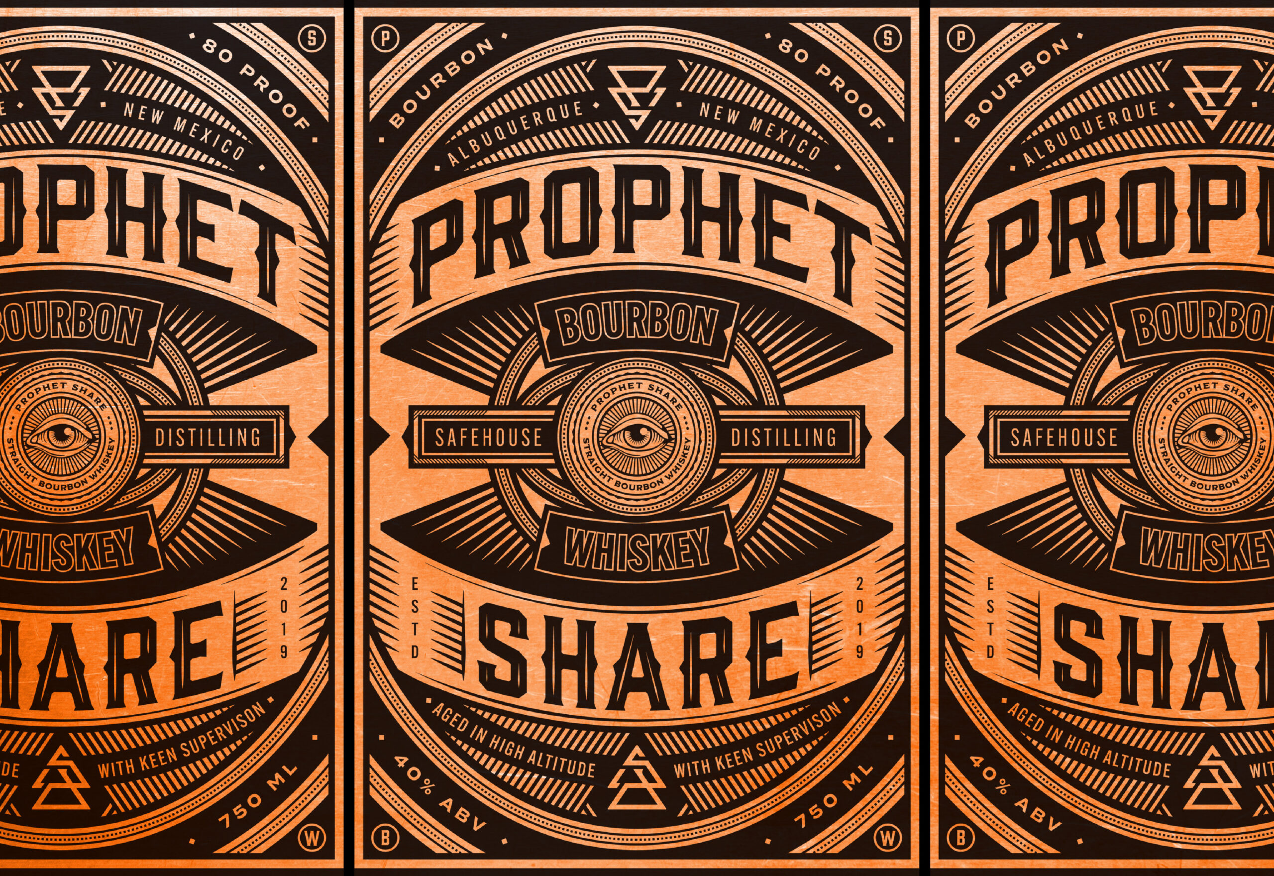 Prophet Share Bourbon Whiskey design