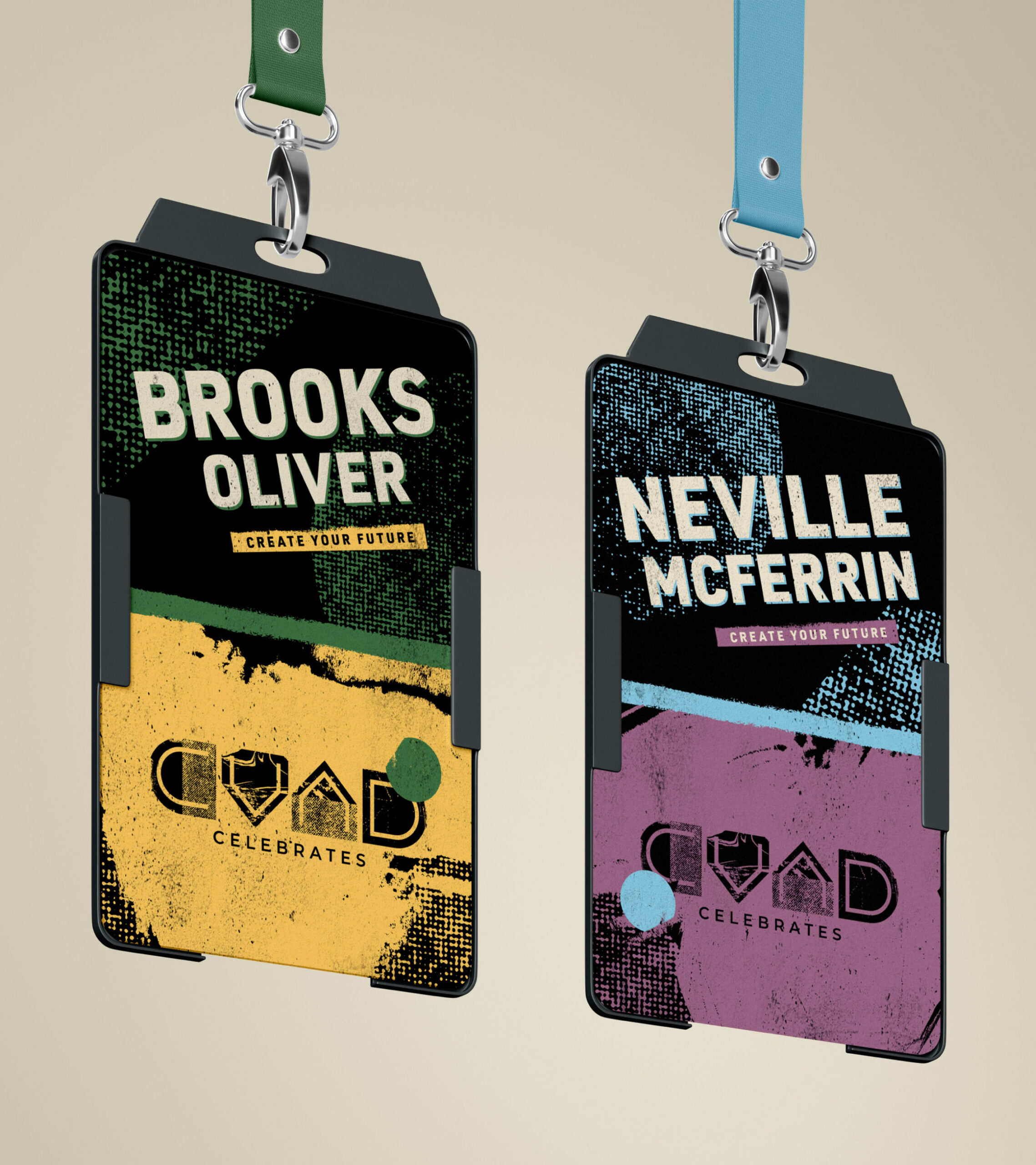CVAD Celebrates lanyards and badges