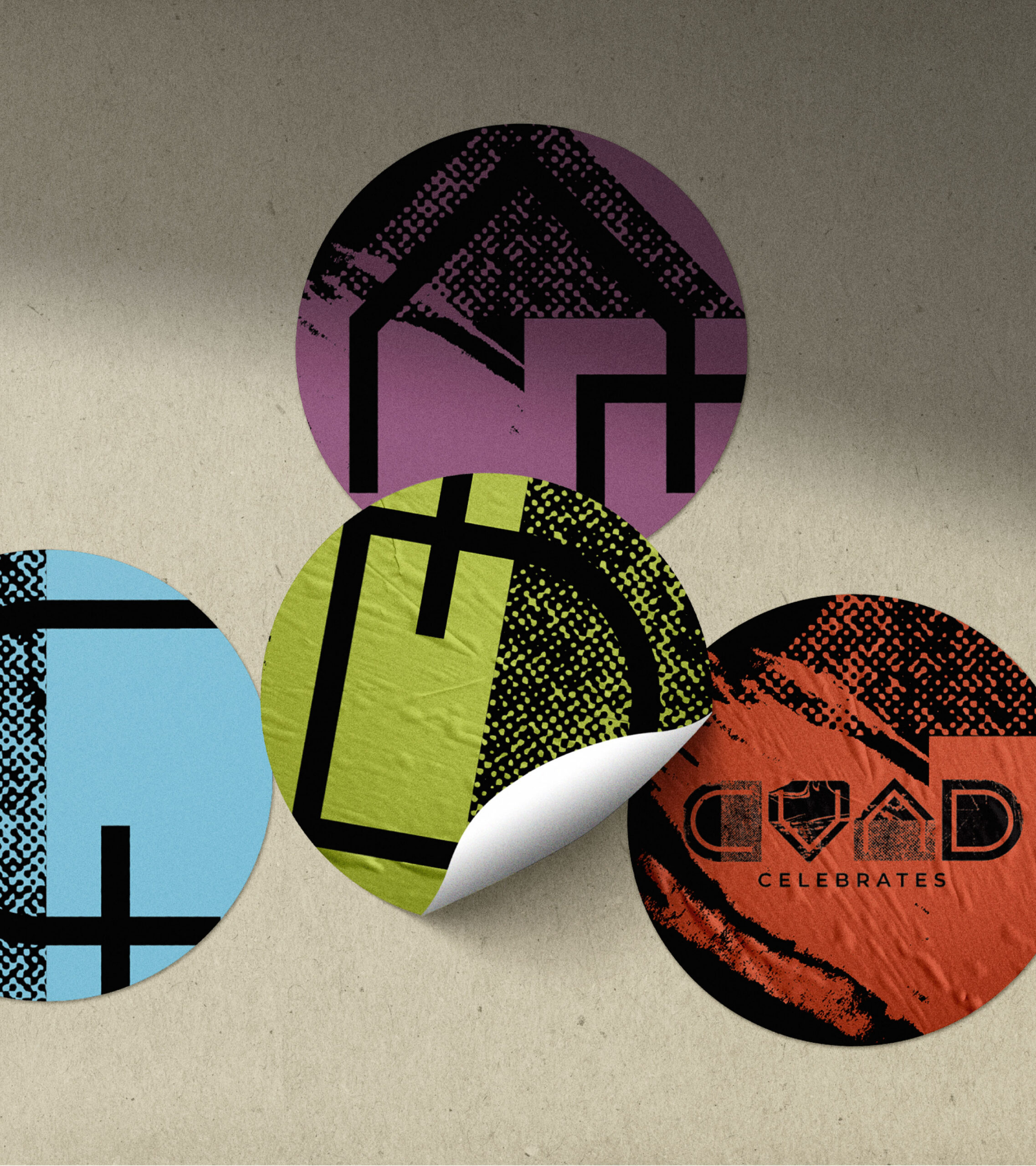 CVAD Celebrates stickers